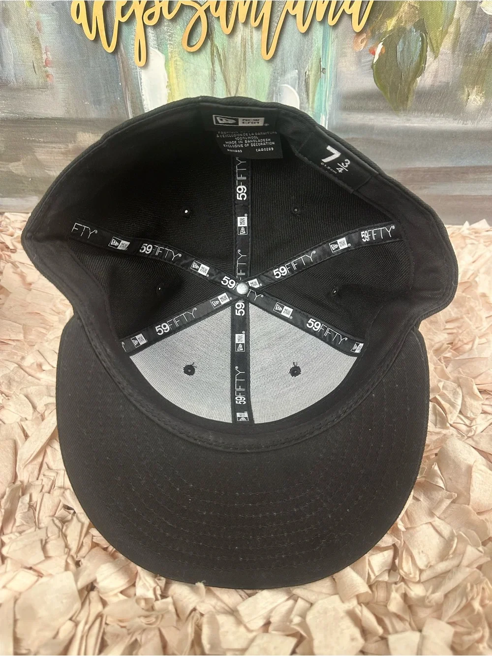 New Era 59FIFTY México Fitted Hat Black White Logo | Size 7 3/4 | NWOT